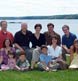 An extended family portrait on location in Boothbay Harbor.